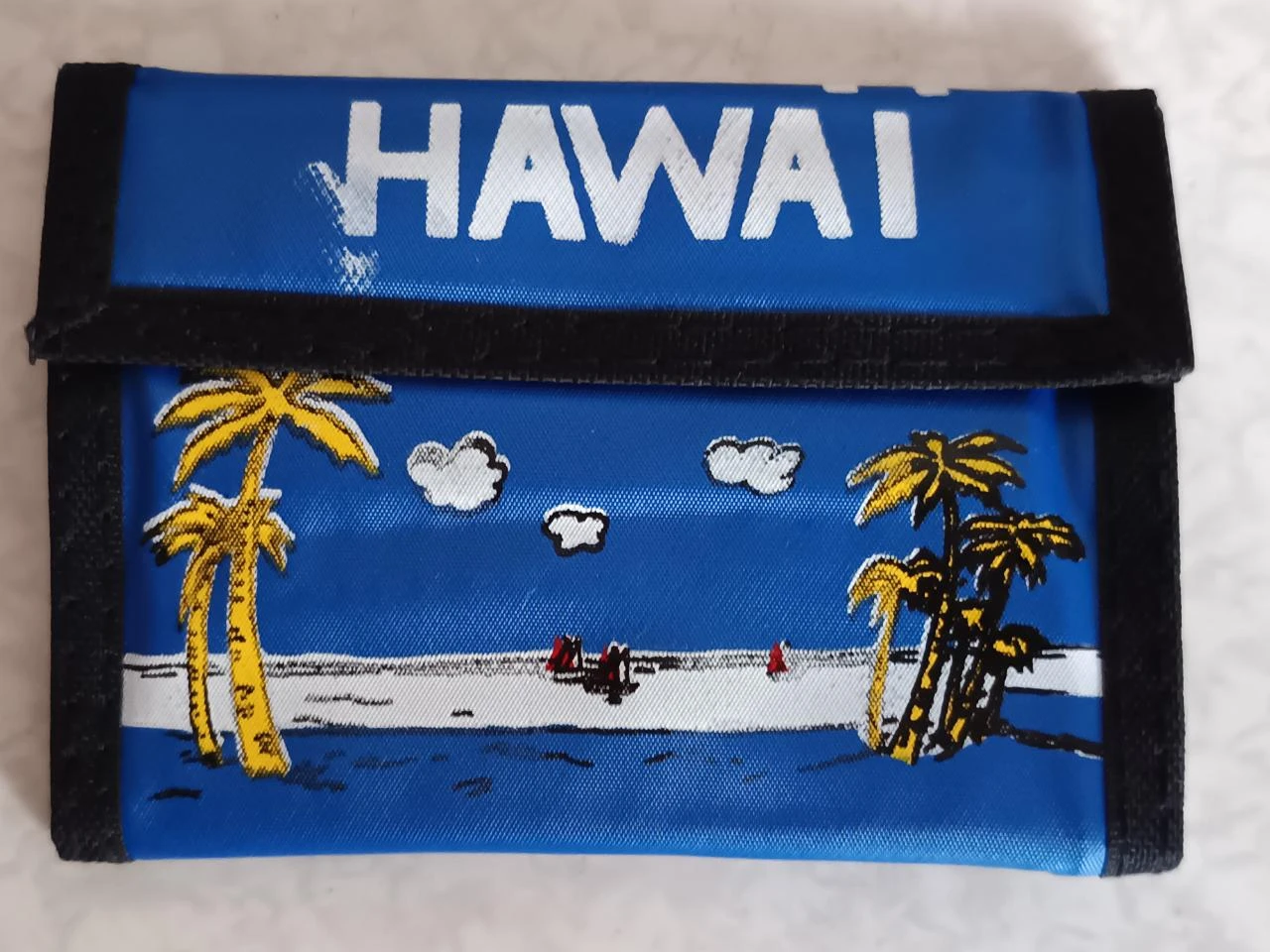 Lot of 8 Wallets Size S / Vintage Hawaii with scratch closure with 4 comp – photo 12
